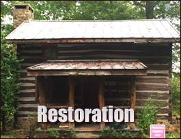 Historic Log Cabin Restoration  Huron, Ohio